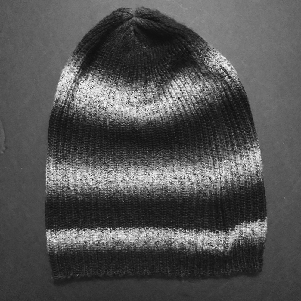 Black/White Gradient Beanie